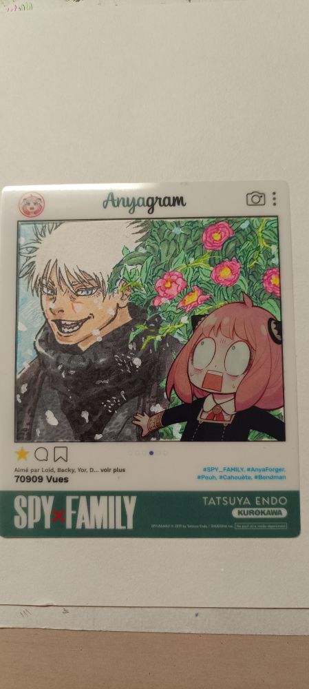 Anya forger reacting to the 26th cover of jujutsu kaisen