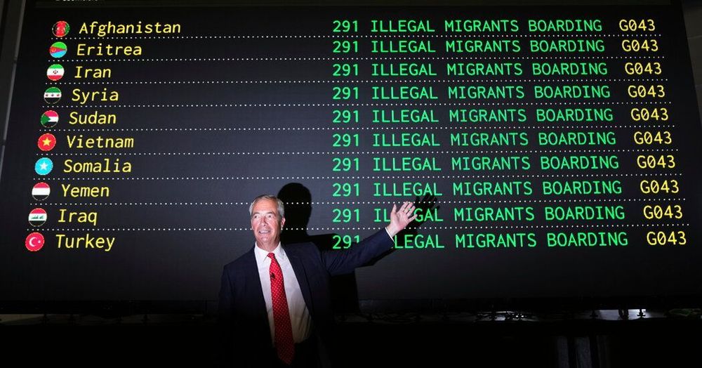 The plans announced by the leader of Reform U.K., which is leading opinion polls in Britain, illustrated how he is driving a hardening of the debate around immigration.