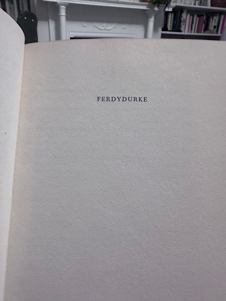 A title page of a book with the word FERDYDURKE on it in all caps