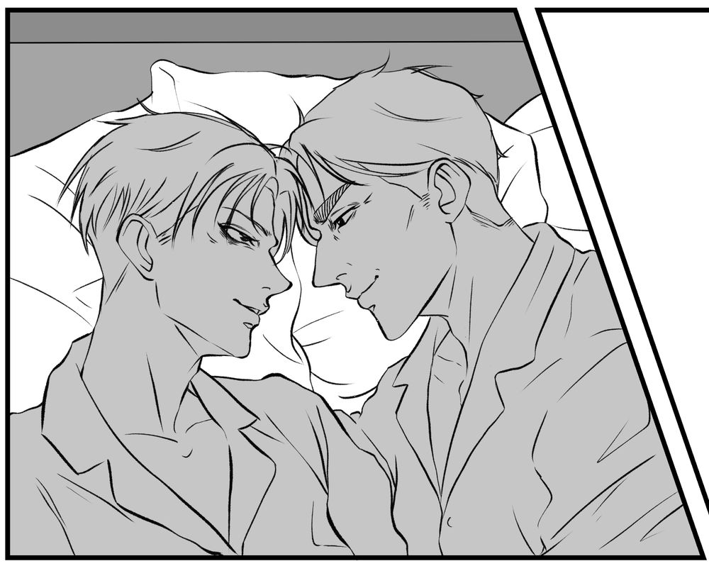 ERURI CUDDLING IN BED