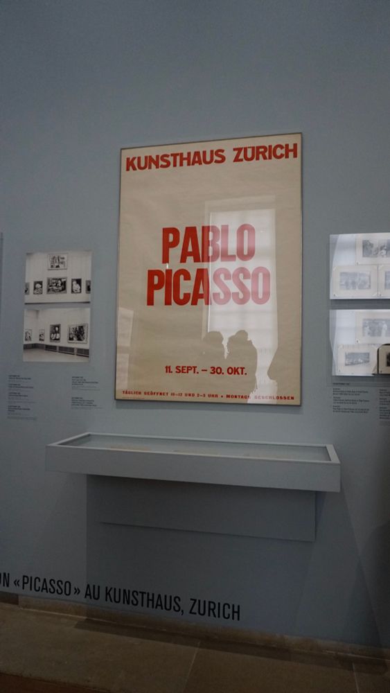Musée National Picasso-Paris poster for a Zurich Picasso exhibit. 