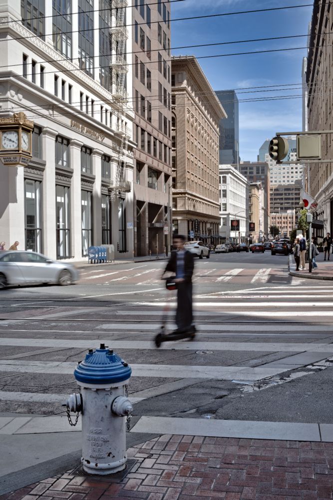 An urban landscape is a canvas for countless journeys, Every crossing, a decision. Every street, a story