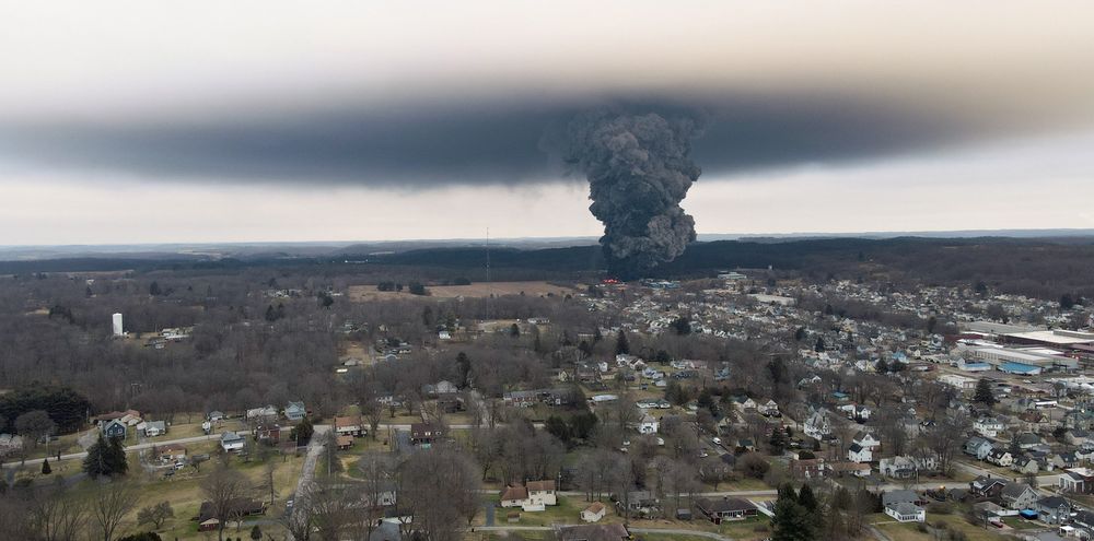 the east palestine train derailment, which happened under mayo pete. norfolk southern got a slap on the wrist and the town continues to have ongoing health problems