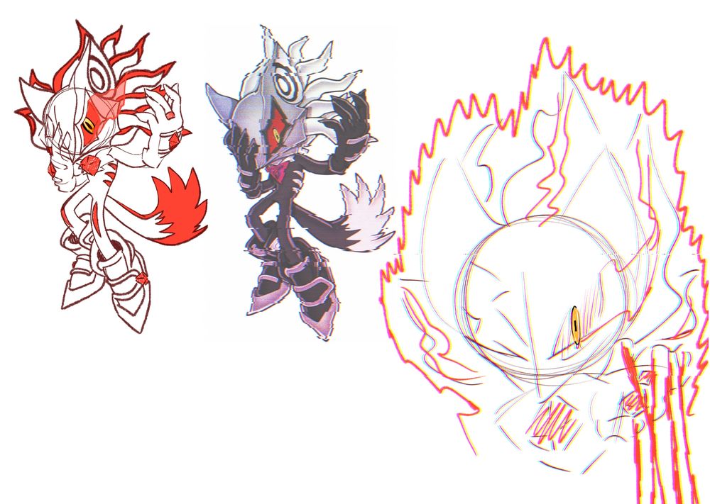 He'll have more red in his design cuz why not >:)