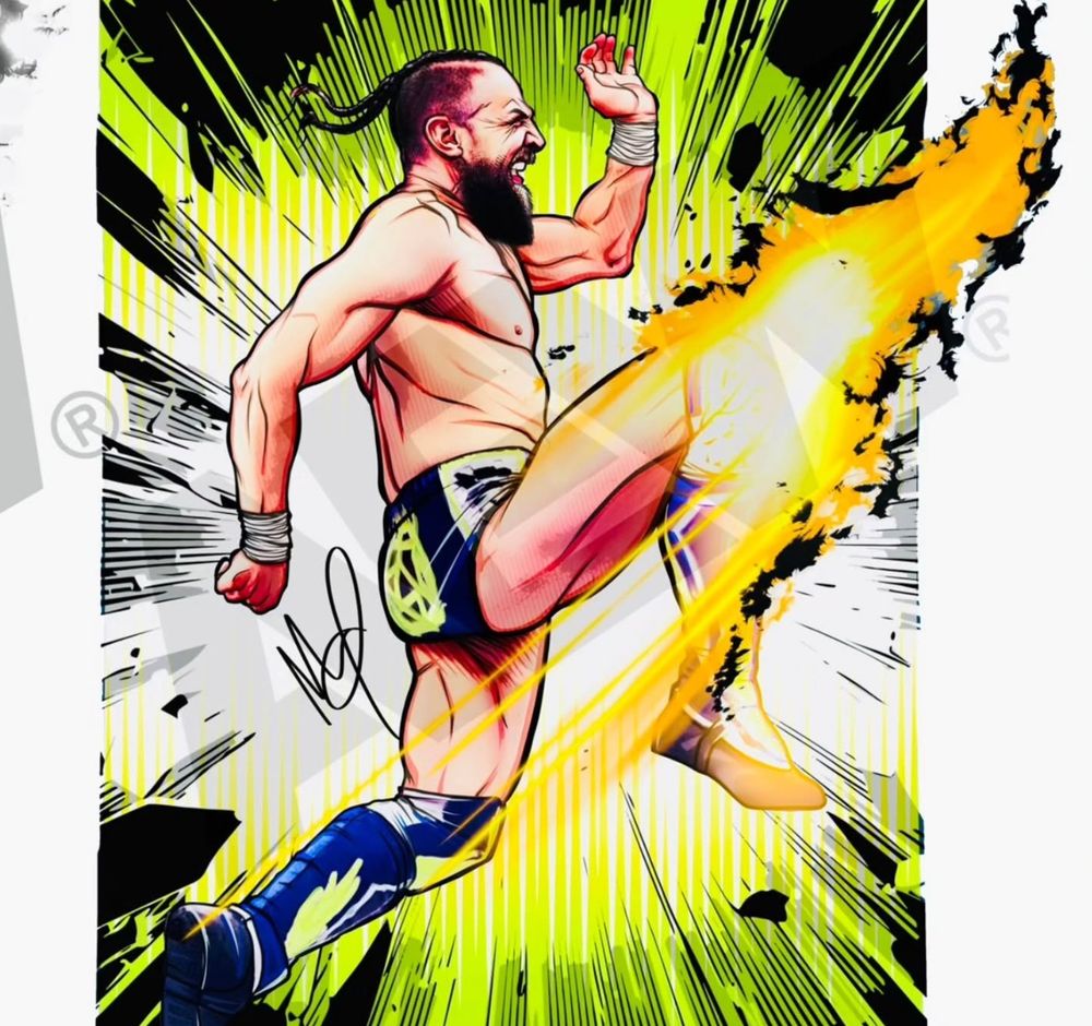 Bryan Danielson running knee