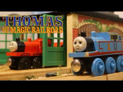 James & Thomas At The Sheds | Thomas And The Magic Railroad | Wooden Remake