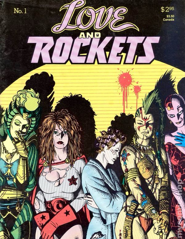 Love and Rockets issue 1. Art by Jaime Hernandez. 