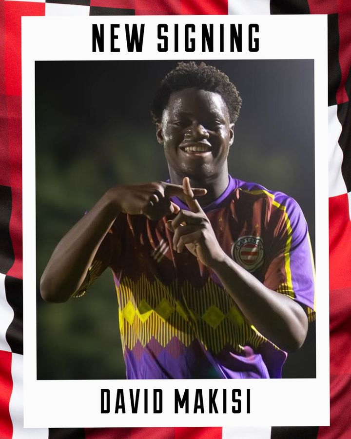 David Makisi after scoring on Tuesday