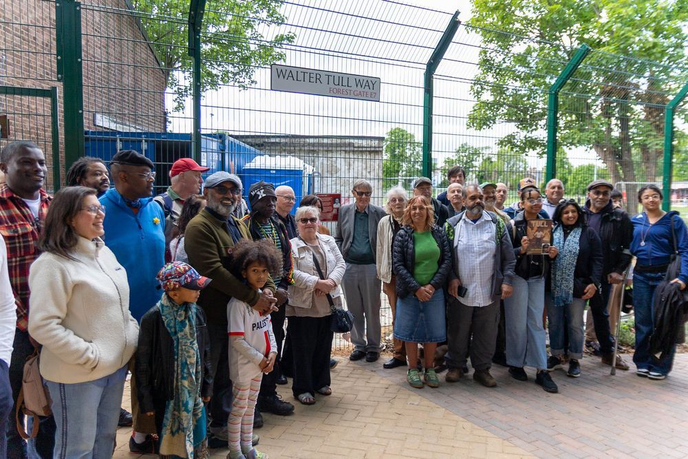 Some of the crowd who attended