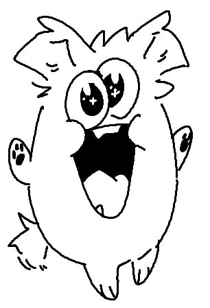 steamHappy emote with dog ears, tail, and paws jumping up joyously with excited expression on face. #art #furryart