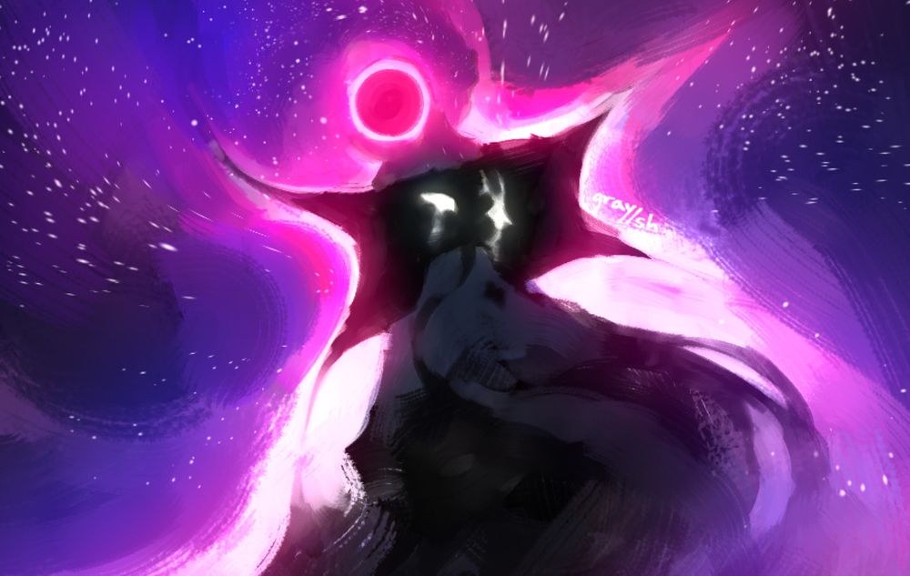 Veigar stands surrounded by stars slowly converging around him. #art