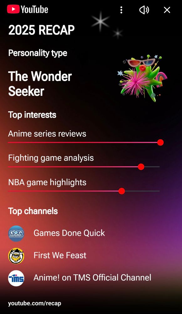 YouTube recap