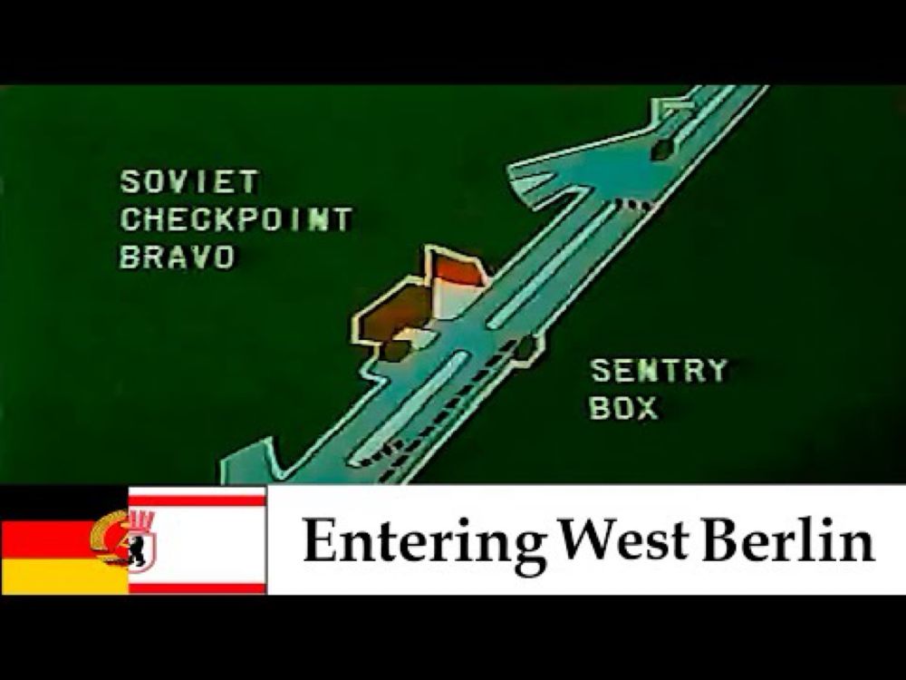 Destination Berlin (1989) - British guide on getting to West Berlin