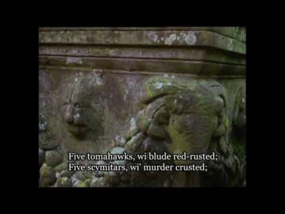 Witches' sabbath in 'Tam O'Shanter' by Robert Burns; 1 min; English subtitles