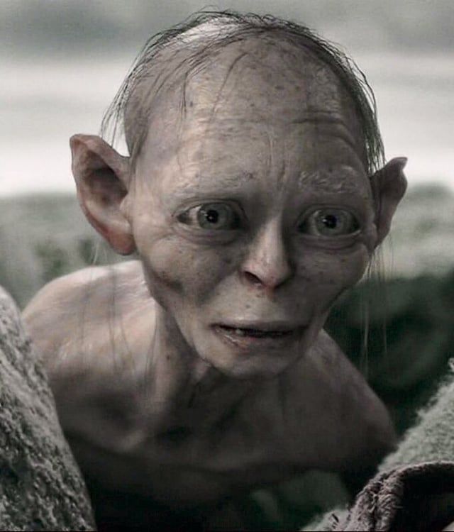 smeagol/gollum de senhor dos anéis