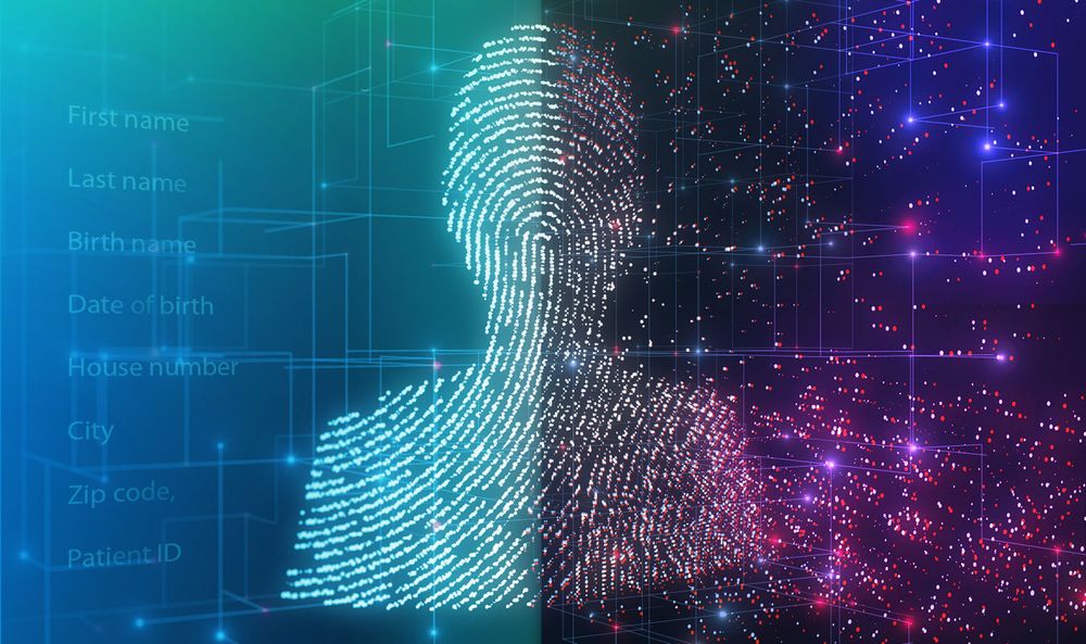 A visual representation of how the LLM-Anonymizer can remove personal identifiers for medical documents 