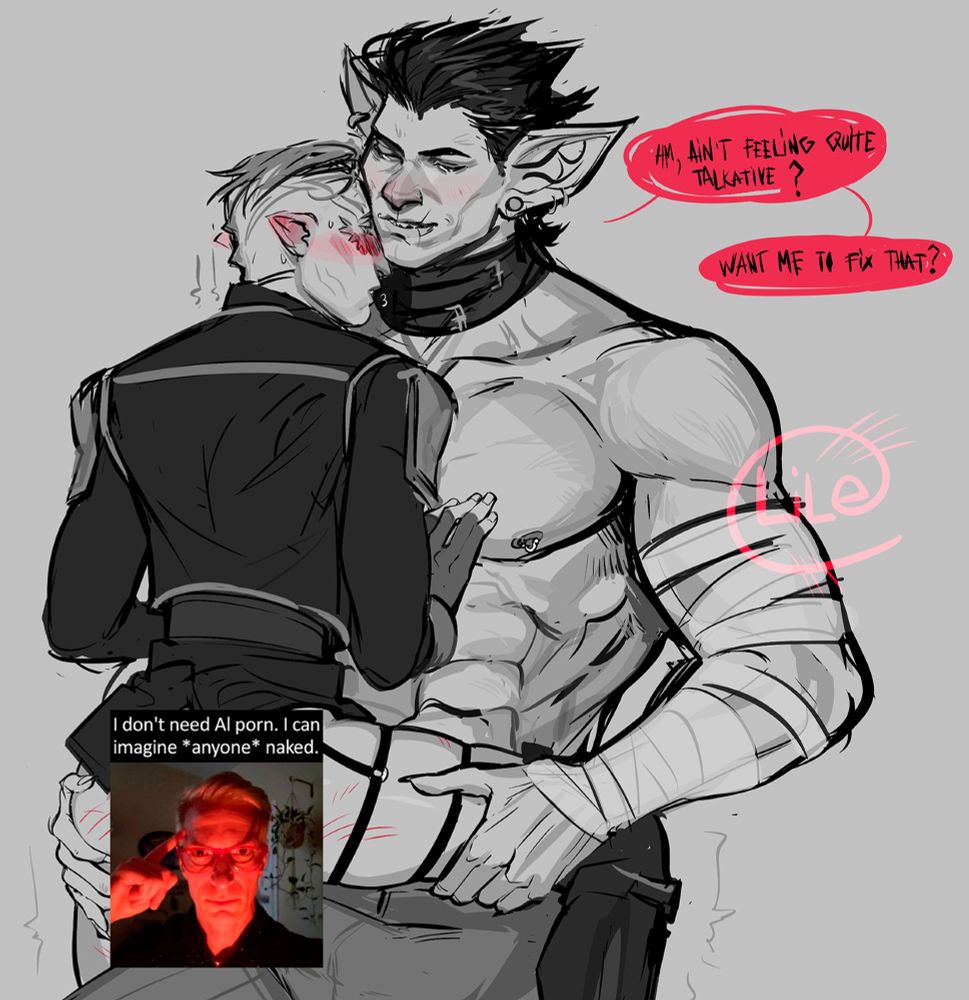 nsfw implied, arcane season 2 steb and scar being really close to each other, scar saying "hm, ain't feeling quite talkative? want me to fix that?"