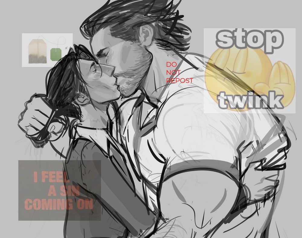 arcane season 2 episode 7 vander and silco kissing each other, vander pulling silco’s hair slightly, silco pulling his shirt up