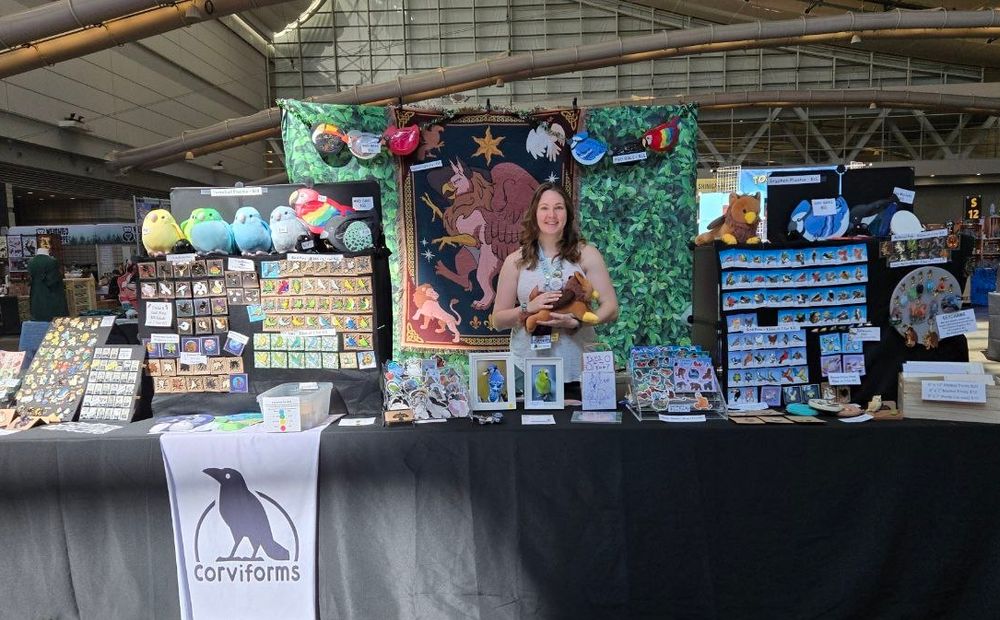 a beautiful woman (me) selling her wares 