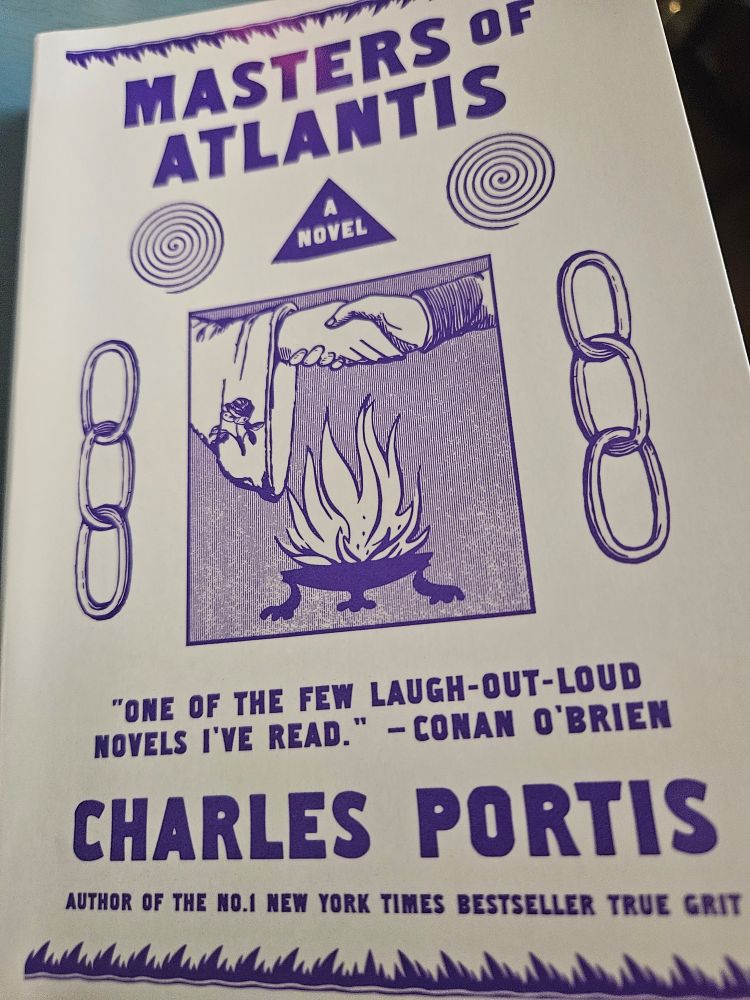 Cover of the novel Masters of Atlantis by Charles Portis 