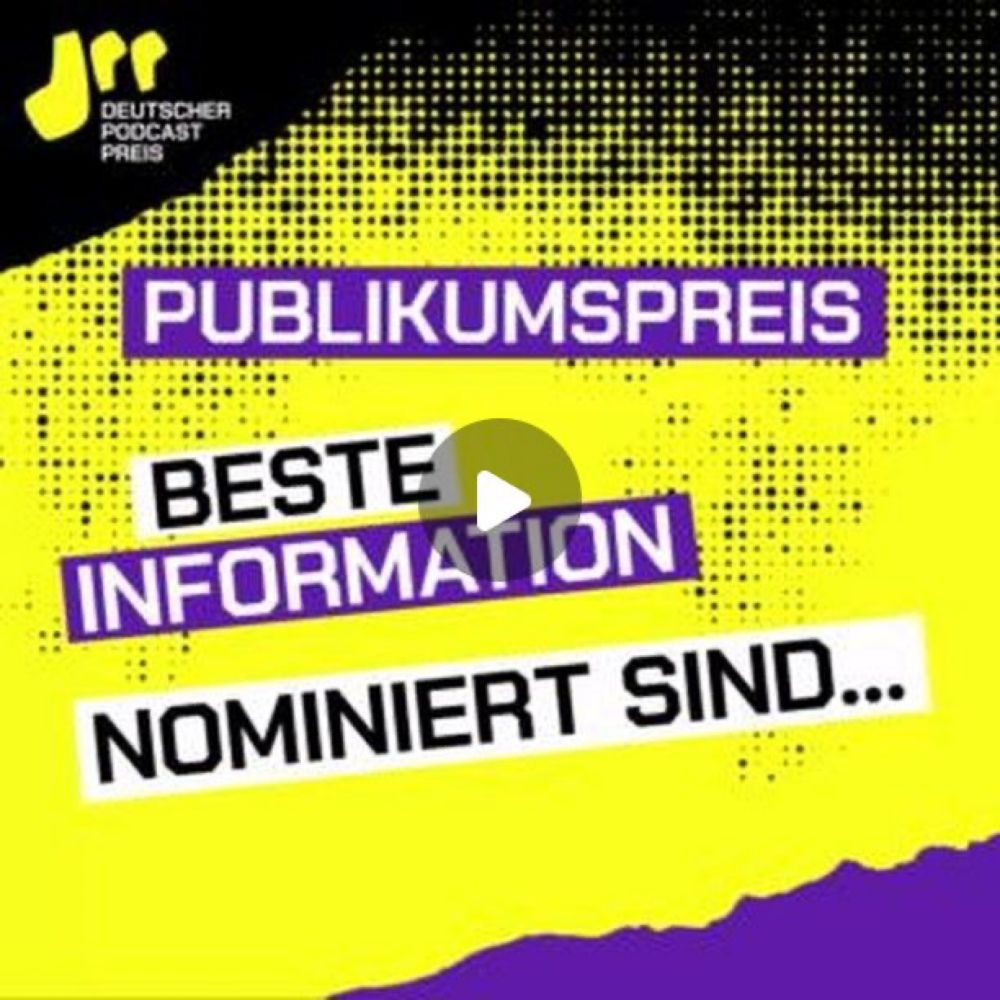 Deutscher Podcast Preis on Instagram: "Ihr habt gevoted: Ob Nachrichten, Sport, Politik oder Dokus – diese Podcasts bringen Licht ins Dunkel und machen euch schlauer. 🧠💡 Eure Kompasse im Info-Dschunge...