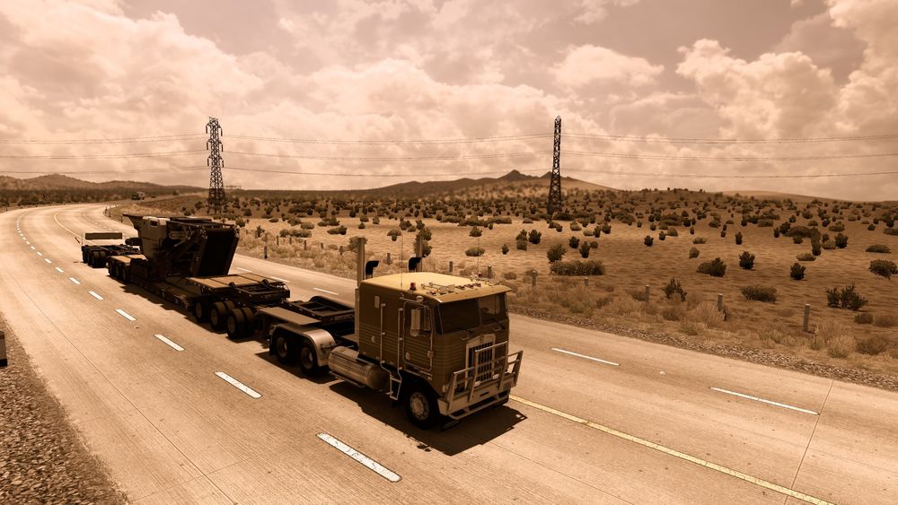 Heavy hauler Kenworth driving through Mexico