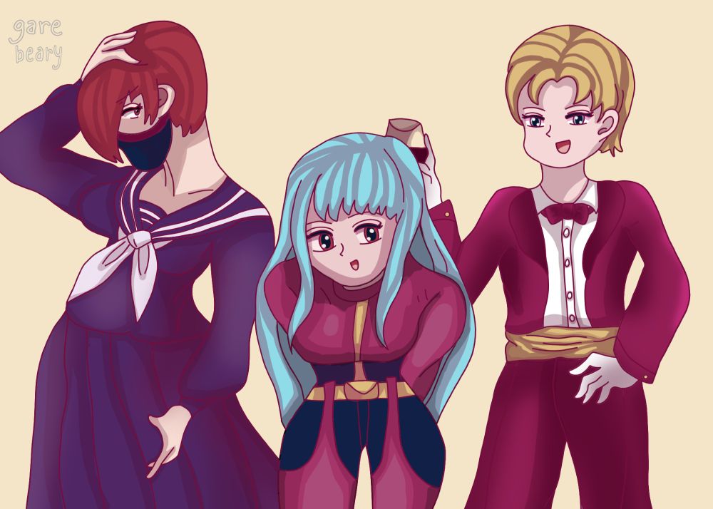 Kula, King, and Miss X make up Team Gal's Fighters!!
