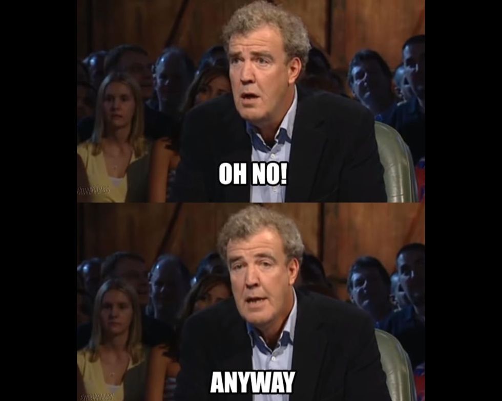 "Oh no! Anyway" meme 