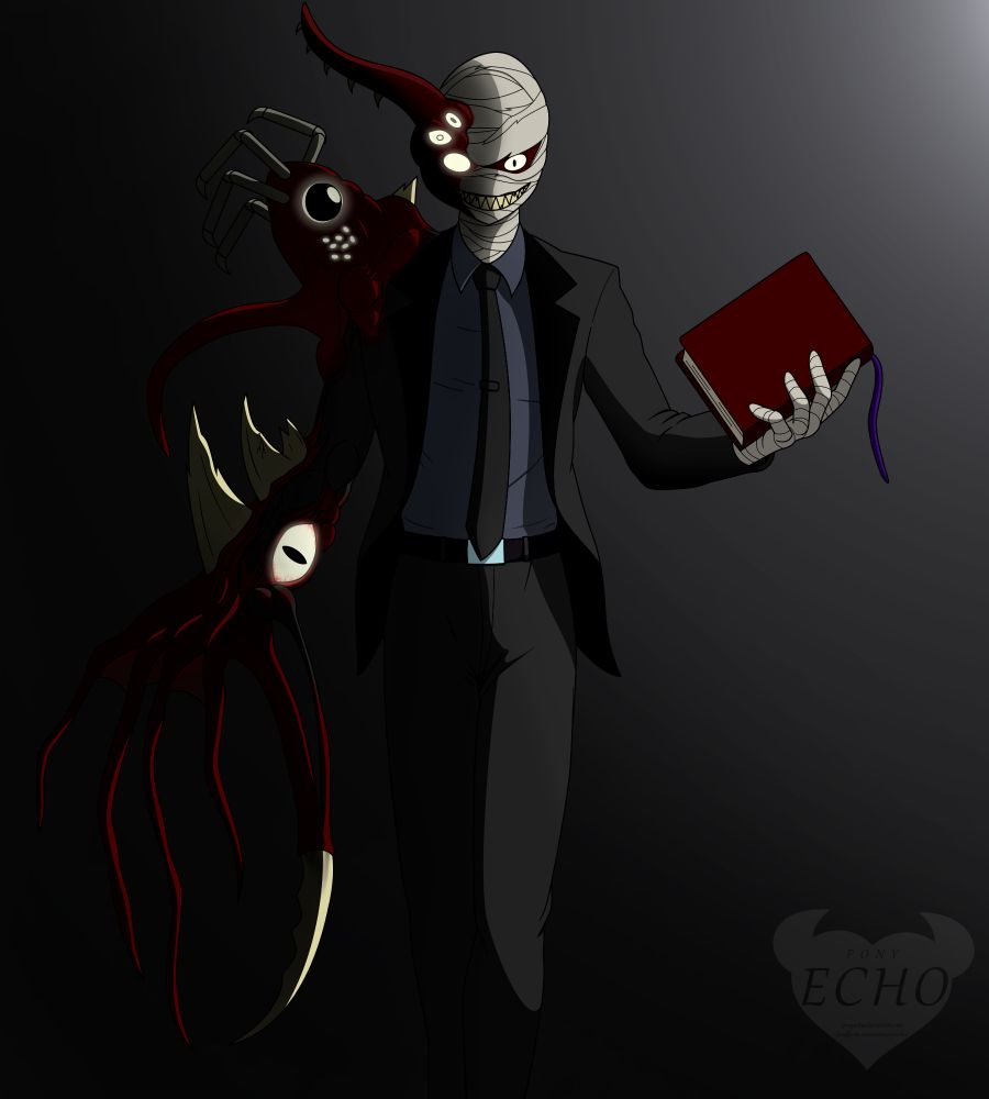 A more monstrous piece of From The Wastes commissioned from PonyEcho, the side in the light holding a more humanoid appearance, while the side in the shadows branches out into tendrils, claws, eyes, and fleshy appendages.