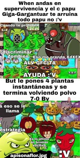 Anyways have this Spanish PvZ meme i found in google images
