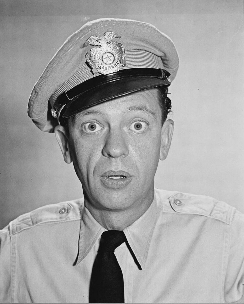 Don Knotts from the Andy Griffith show.