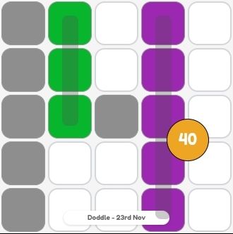 Doddle board for today 