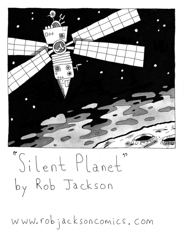 a satellite in space