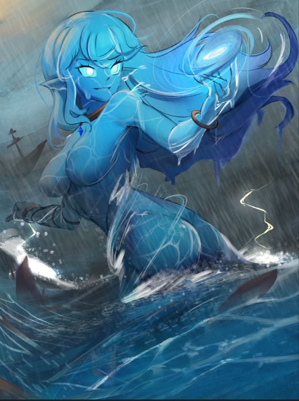 Her Undine form