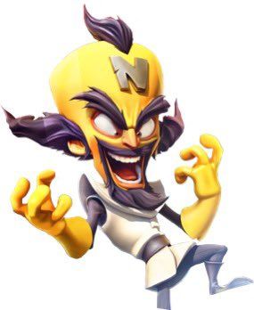 A Render of Dr. Neo Cortex from Crash Bandicoot 4. Taken straight out of the game's cover.