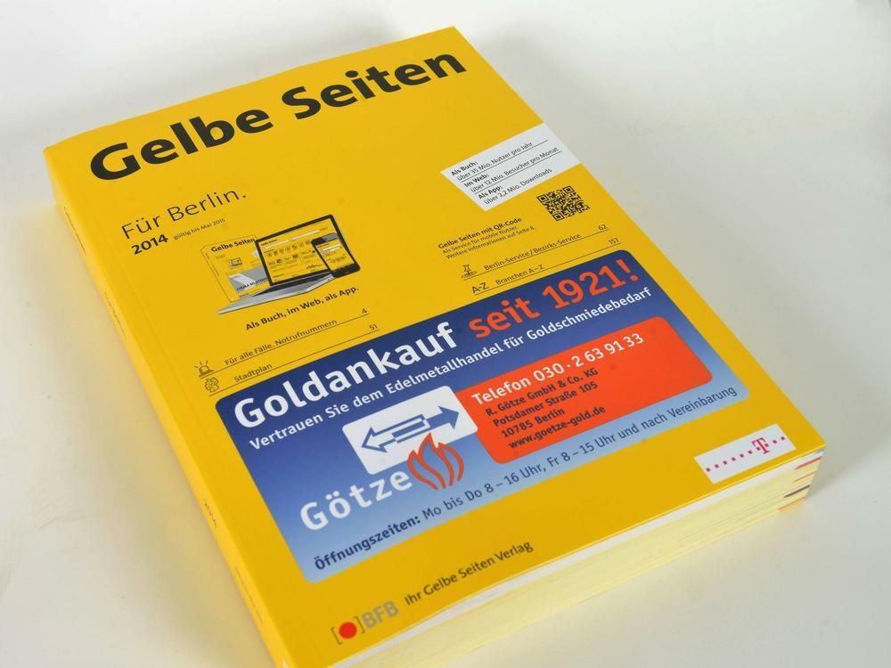 die "gelben seiten"