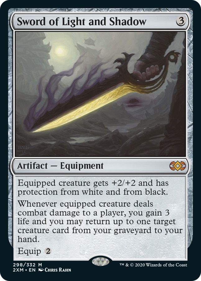 Mtg card Sword of Light and Shadow