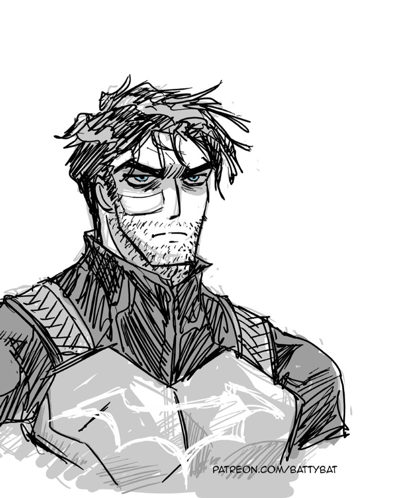 Future State Bruce Wayne glowering....at you.