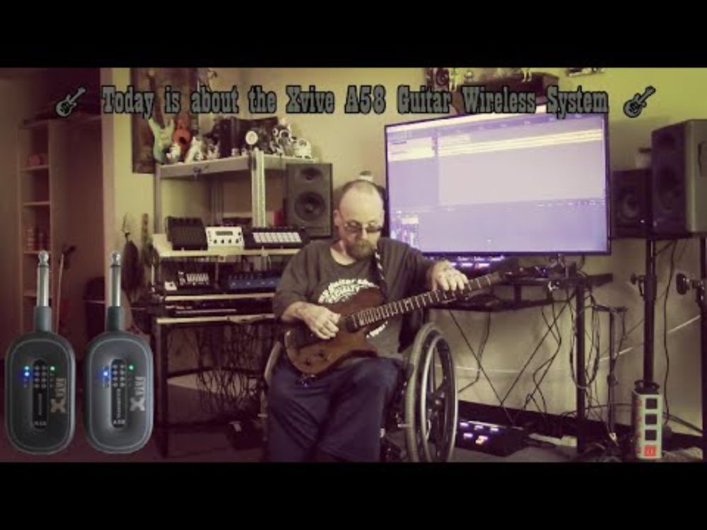 Xvive A58 Guitar Wireless System (with Kiesel Zeus and Fractal Audio FM9)