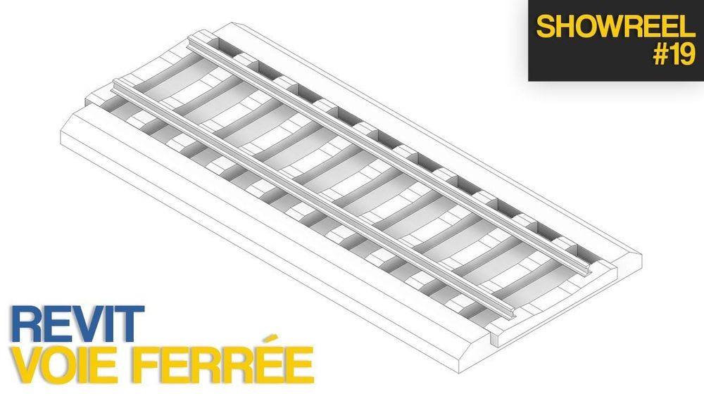 Présentation voie ferrée paramétrique pour Revit