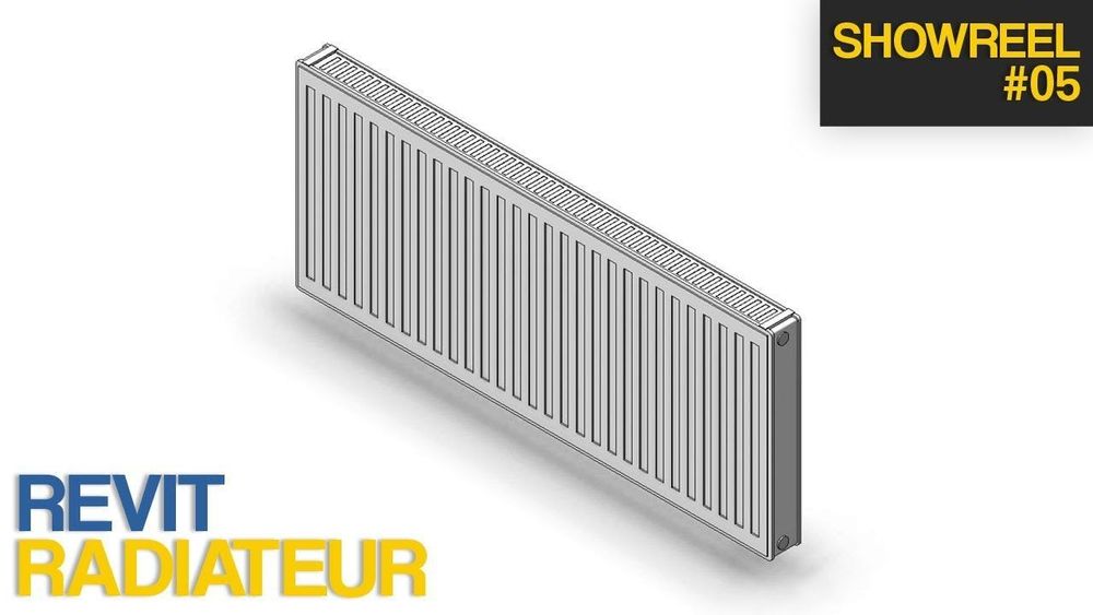 Présentation radiateur paramétrique pour Revit