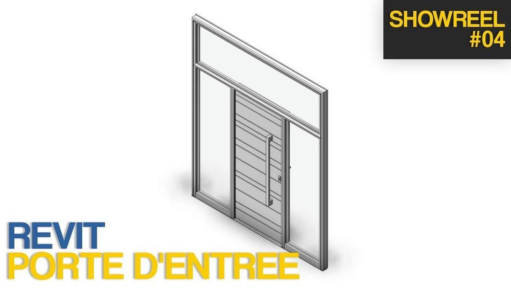 Présentation porte d'entrée paramétrique pour Revit