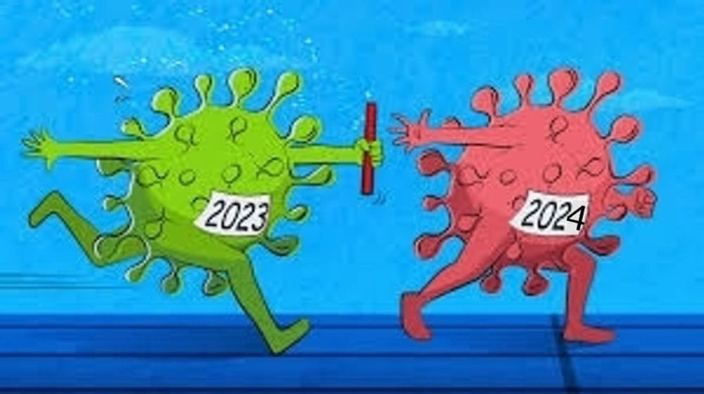 Grüner Virus mit Startnummer 2023 übergibt Staffelstab an roten Virus mit Startnummer 2024