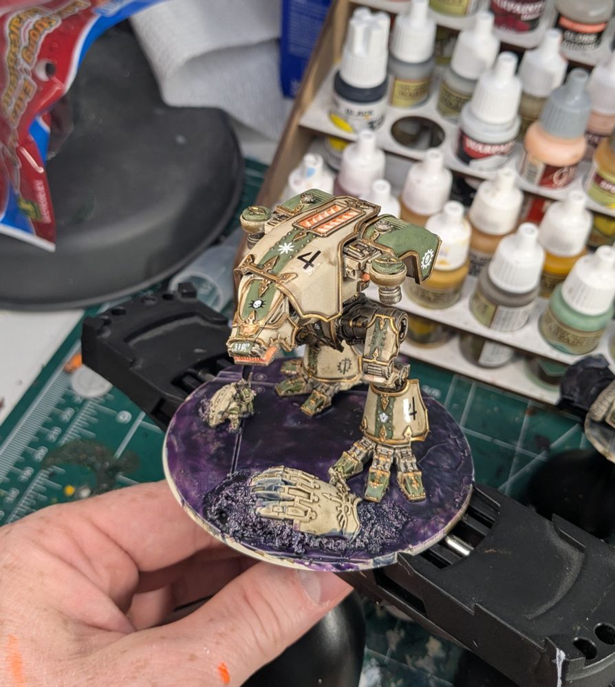 Solar Auxilia Miniatures Legions Imperialis Warhound WIP