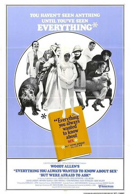 "Everything you always wanted to know about sex* (*but were afraid to ask)" movie poster 