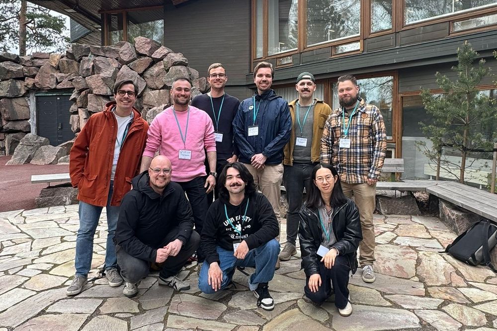 The scientific entourage of the Digital Geography Lab members and alumni in front of the Dipoli building at Aalto University in Espoo, Finland.

Front row from the left: Henrikki Tenkanen, Davi Gressler, Leyi Xu

Back row from the left: Oleksandr Karasov, Milad Malekzadeh, Robert Klein, Tatu Leppämäki, Matti Hästbacka and yours truly.