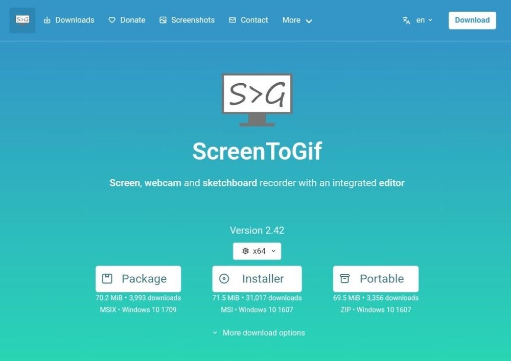 📽️ ScreenToGif — alat perekam layar yang keren & open source!

🎯 Fitur utama:
Rekam layar, webcam, atau sketchboard
Editor internal (potong frame, tambah teks, overlay, dsb)
Ekspor sebagai GIF, video, atau format lain
Aplikasi ringan & portabel
Ideal buat demo fitur, tutorial singkat, atau share proses visual.
🔗 Cek di GitHub: github.com/NickeManarin/ScreenToGif
🌐 Website: screentogif.com

#ScreenToGif #GIF #OpenSource #ToolProduktivitas