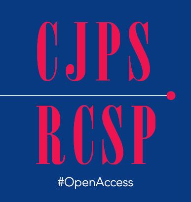 Logo of CJPS RCSP on a blue background with the hashtag 'OpenAccess' below.