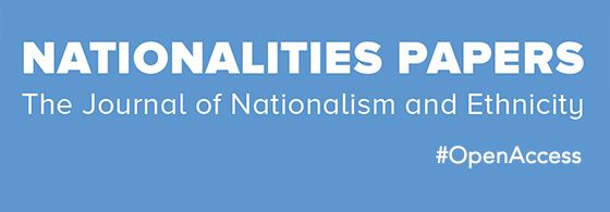 Logo of Nationalities Papers, The Journal of Nationalism and Ethnicity, marked with #OpenAccess on a blue background.
