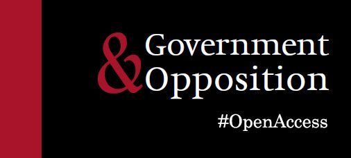 Logo of "Government & Opposition" with an ampersand in red and the hashtag "OpenAccess" on a black background.